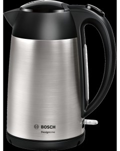 Чайник DesignLine TWK3P420 1 7л 2400Вт закрытая спираль нержавеющая сталь серебристый Bosch