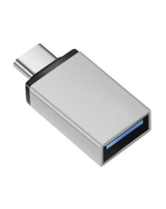 Переходник адаптер USB Type C m USB серебристый AP 025 5bites