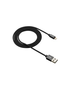 Кабель USB Lightning 8 pin 2 4A 1м черный MFI 3 CNS MFIC3B Canyon
