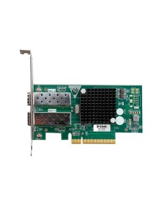 Сетевая карта DXE 820S 2xSFP 10 Гб с PCI Ex8 Retail DXE 820S A1A D-link