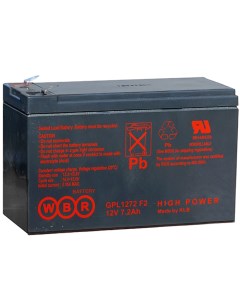 Аккумуляторная батарея для ИБП GPL GPL1272 12V 7 2Ah Wbr