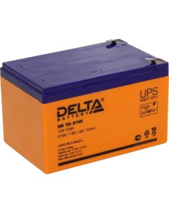 Аккумуляторная батарея для ИБП Delta HR W HR12 51W 12V 12Ah Delta battery