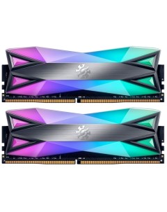 Комплект памяти DDR4 DIMM 16Gb 2x8Gb 3200MHz CL16 1 35 В XPG SPECTRIX D60G RGB AX4U32008G16A DT60 Adata