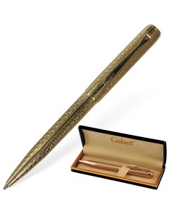 Ручка шариковая Graven Gold синий Латунь подарочная упаковка 140466 Галант