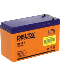 Аккумуляторная батарея для ИБП Delta HR HR12 9 HR12 9L 12V 9Ah Delta battery