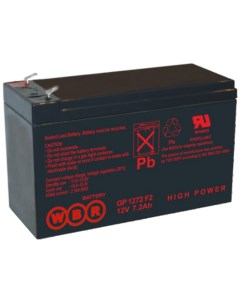 Аккумуляторная батарея для ИБП GP GP 1272 F2 28W 12V 7Ah Wbr
