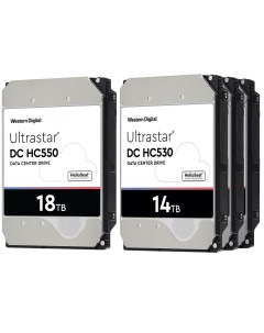 Жесткий диск HDD 18Tb Ultrastar DC HC550 3 5 7 2K 512Mb 4Kn 512e SATA3 WUH721818ALE6L4 0F38459 Western digital