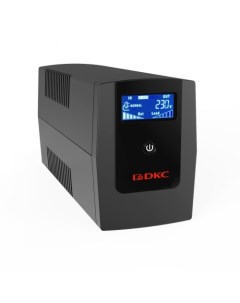 ИБП 600 VA 360 Вт IEC розеток 3 USB черный INFOLCD600I Dkc