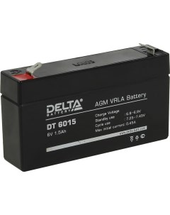 Аккумуляторная батарея для ИБП Delta DT DT 6015 6V 1 5Ah Delta battery