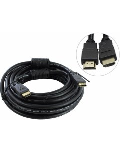Кабель HDMI 19M HDMI 19M v1 4 ферритовый фильтр 7 5 м черный APC 014 075 5bites