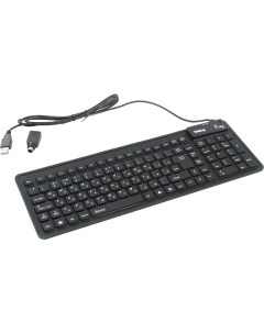 Клавиатура проводная KFX 03U Black USB мембранная USB черный Dialog