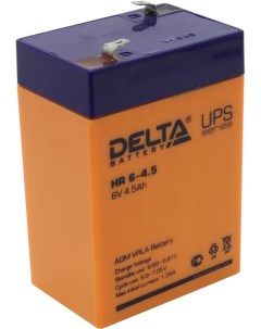 Аккумуляторная батарея для ИБП Delta HR HR6 4 5 6V 4 5Ah Delta battery
