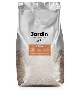 Кофе в зернах Crema 1 кг средняя обжарка смесь арабики и робусты 0846 08 Jardin