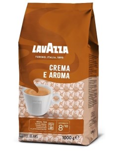 Кофе в зернах Crema E Aroma 1 кг средняя обжарка смесь арабики и робусты 2444 Lavazza