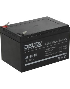 Аккумуляторная батарея для ОПС Delta DT DT 1212 12V 12Ah Delta battery