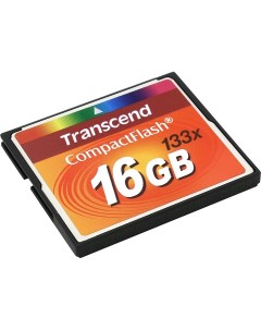 Карта памяти 16Gb CompactFlash 133X Transcend