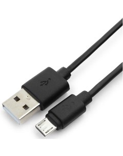 Кабель USB micro USB 2 0 30см черный GCC mUSB2 AMBM 0 3M Гарнизон