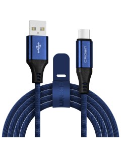 Кабель USB Type C 2A 1м синий CMCU 3103C Crown