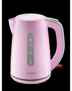 Чайник TWK7500K 1 7л 2200Вт закрытая спираль пластик розовый Bosch