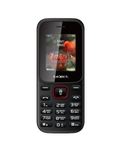 Мобильный телефон TM 128 1 77 TFT 32Mb RAM 32Mb 2 Sim 500 мА ч черный Texet