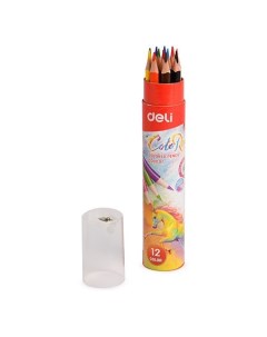 Набор цветных карандашей ColoRun трехгранные 12 шт EC00307 Deli