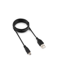 Кабель USB 2 0 AM miniBM 5P 1 8m черный GCC USB2 AM5P 1 8M Гарнизон