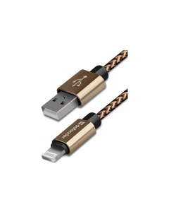 Кабель USB2 0 Am Lightning M 1m золотистый 87806 Defender
