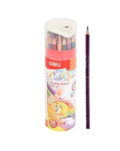 Набор цветных карандашей ColoRun трехгранные 36 шт EC00337 Deli
