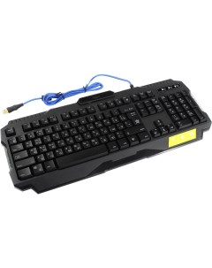 Клавиатура проводная GK 010DL мембранная подсветка USB черный 45010 Defender
