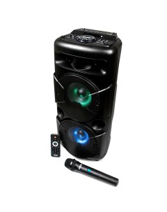 Портативная акустика Oscar AO 20 30 Вт FM USB microSD Bluetooth подсветка черный AO 20 Dialog