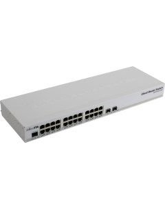 Коммутатор Cloud Router Switch 326 24G 2S RM управляемый кол во портов 24x1 Гбит с SFP 2x10 Гбит с у Mikrotik