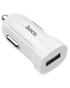Автомобильное зарядное устройство Z2 USB 1 5А кабель microUSB белый 6957531067788 Hoco