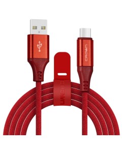 Кабель USB Type C 2A 1м красный CMCU 3103C Crown
