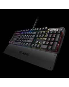 Клавиатура проводная TUF Gaming K3 механическая Kaihua RED подсветка USB черный 90MP01Q0 BKRA00 Asus