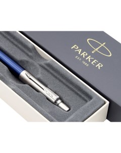 Ручка шариковая автомат Core Jotter Essential Royal Blue CT синий нержавеющая сталь картонная коробк Parker