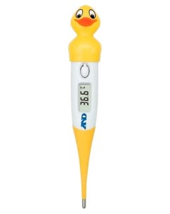Термометр электронный AND DT 624 утенок белый желтый A&d