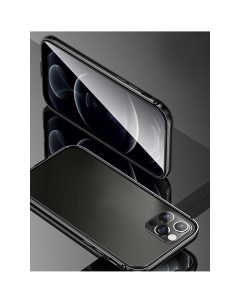 Чехол накладка Fellwell Series US BH635 для смартфона Apple iPhone 12 Pro Max алюминий TPU черный Usams