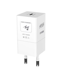 Сетевое зарядное устройство HP WC006 25W USB type C Quick Charge PD 3A белый Hiper