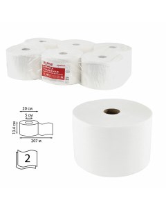 Бумага туалетная Premium T8 слоев 2 листов 1150шт длина 207м белый 6шт 112514 Laima