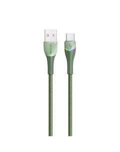 Кабель USB Type C USB 3A 1 2м зеленый U77 US SJ542 SJ542USB03 Usams