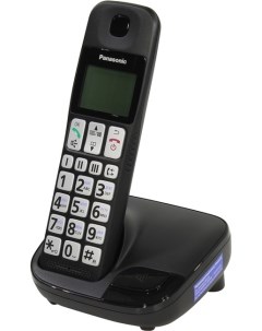 Радиотелефон KX TGE110 DECT АОН черный Panasonic