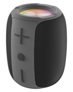 Портативная акустика Battery Beats 5 Вт FM AUX microSD Bluetooth подсветка черный 32942 Qumo