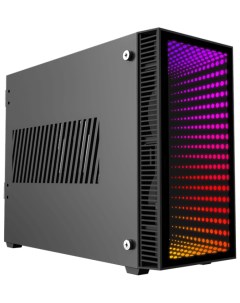 Корпус Abyss ITX Mini ITX Mini Tower 2xUSB 3 0 RGB подсветка черный без БП Gamemax