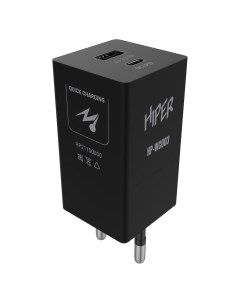 Сетевое зарядное устройство HP WC003 20W 1USB USB type C Quick Charge PD 3A черный Hiper