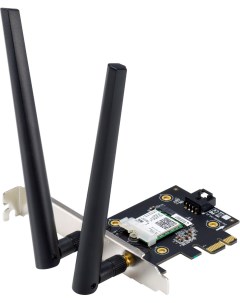 Адаптер Bluetooth Wi Fi PCE AX3000 802 11a b g n ac ax 2 4 5 ГГц до 2 98 Гбит с PCI E внешних антенн Asus