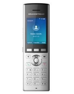 VoIP телефон WP820 2 линии 2 SIP аккаунта цветной дисплей черный серебристый Grandstream