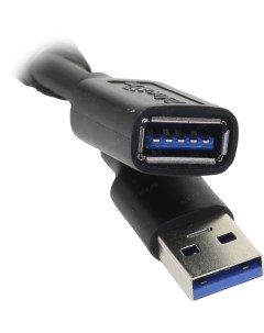 Кабель удлинитель USB 3 0 Am USB 3 0 Af 5м черный TUS708 5M Telecom