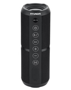 Портативная акустика H PAC320 20W FM microSD Bluetooth черный H PAC320 Hyundai