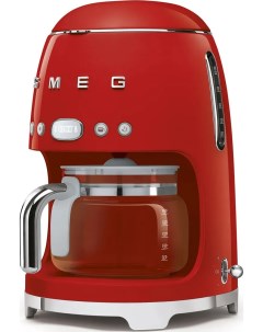 Кофеварка капельная 50 s Style DCF02RDEU 1 35 кВт кофе молотый 1 4 л 1 25 л красный Smeg