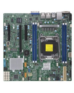 Материнская плата X11SRM F 1xSocket2066 iC422 4xDDR4 PCI Ex16 2PCI Ex8 1xM 2 PCI E 8SATA3 RAID 0 1 5 Supermicro